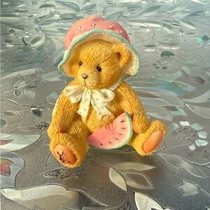 Enesco Priscilla Hillman “Julie” July Teddy Bear Figurine – 1993